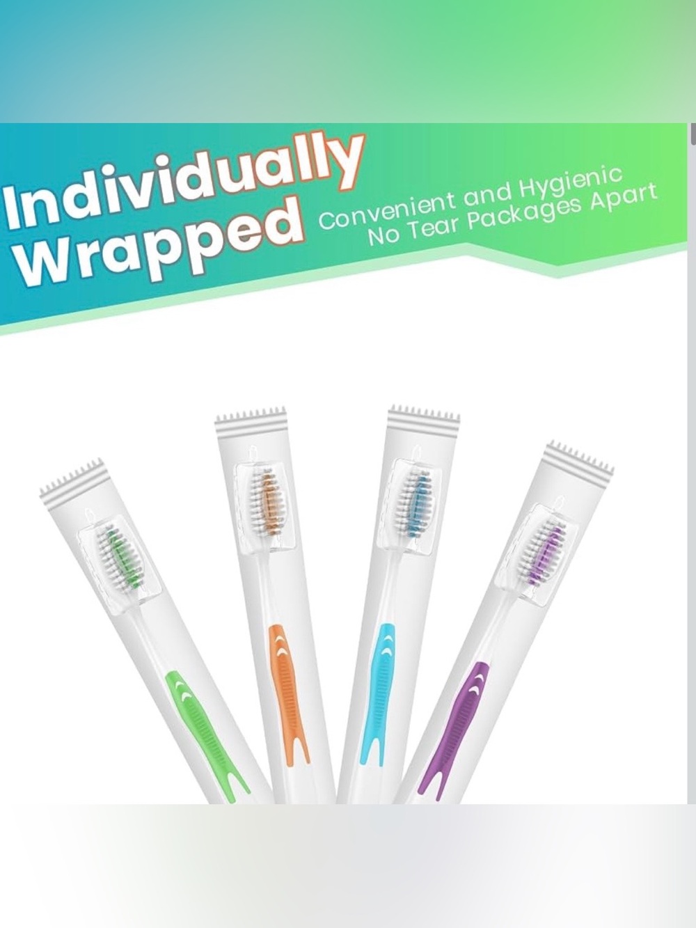 70 Individually Wrapped Toothbrushes